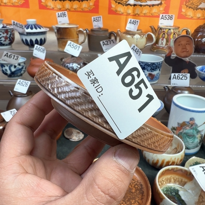 摆件651景德镇手工柴烧茶器