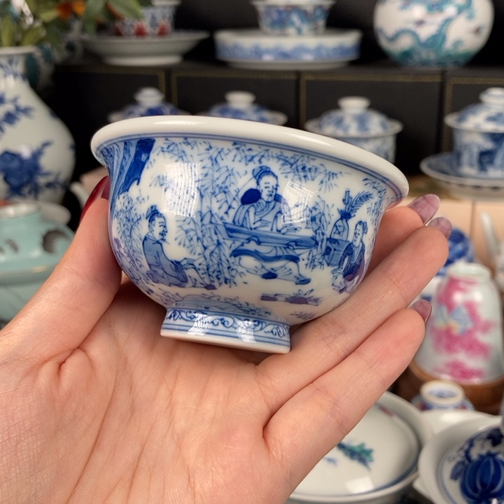 杯折葵非器竹林七贤小压手