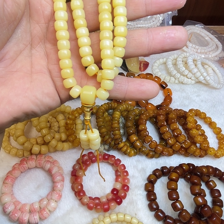 驼骨手串/手链驼牙卡8精工108