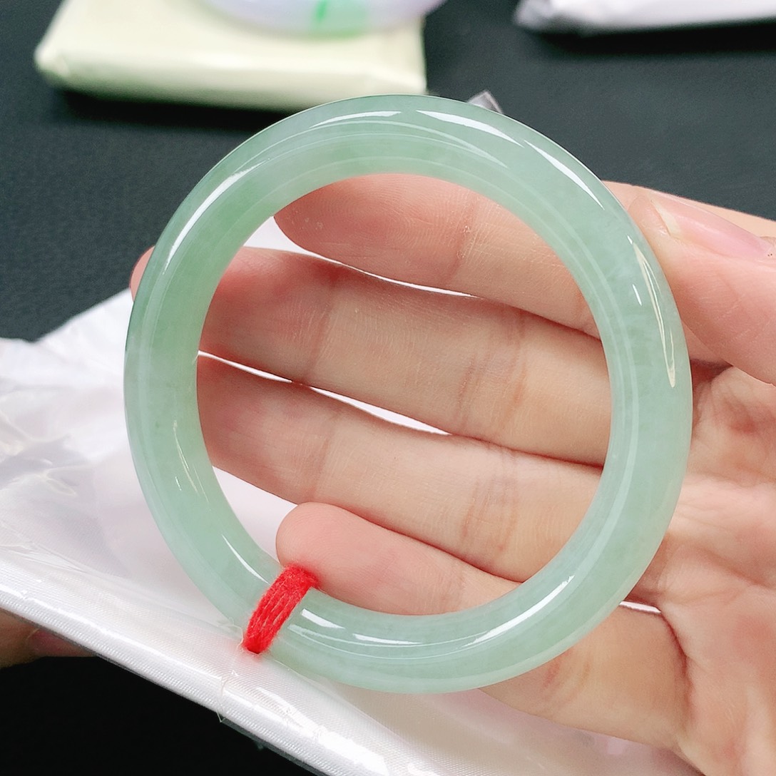 未镶嵌手镯翡翠缅甸圆50