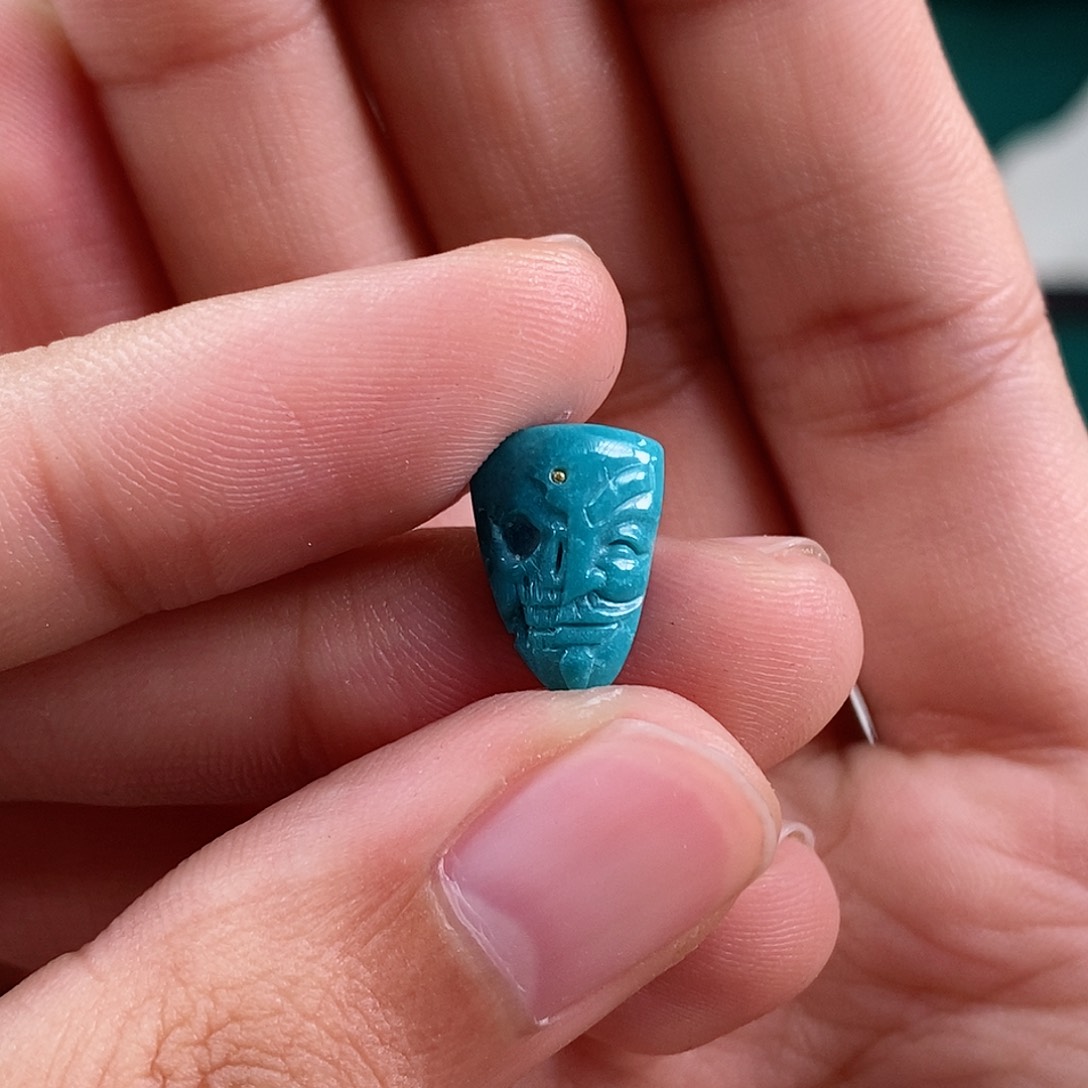 绿松石珠宝奇石未镶嵌