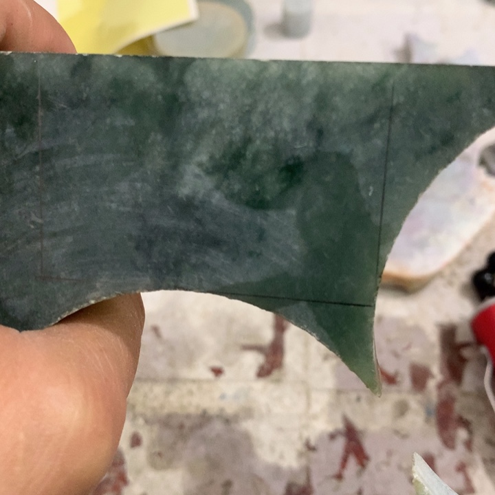 翡翠裸石7****修翡翠边角料