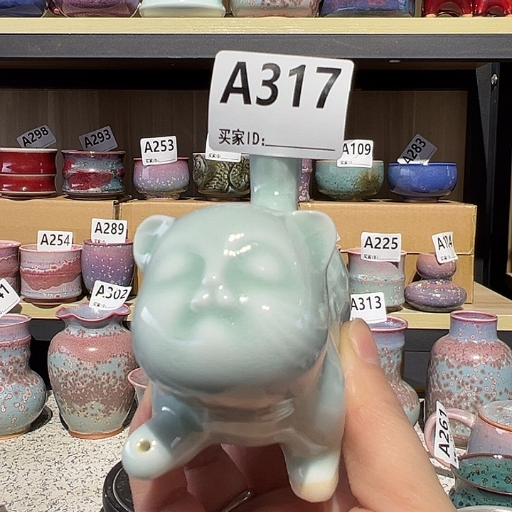 钧瓷瓶子钧瓷杯子