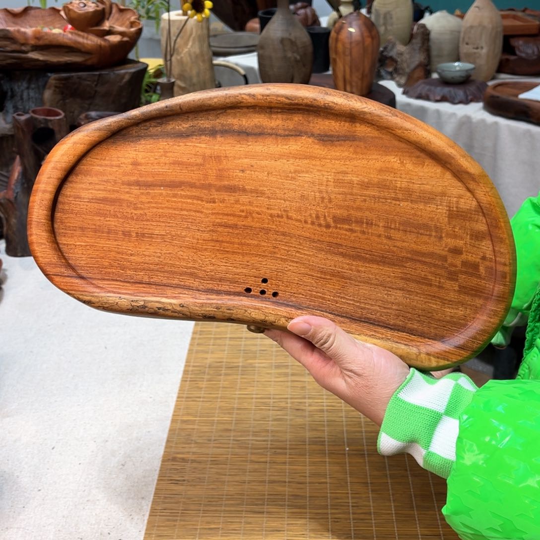 缅甸花梨湿泡茶盘