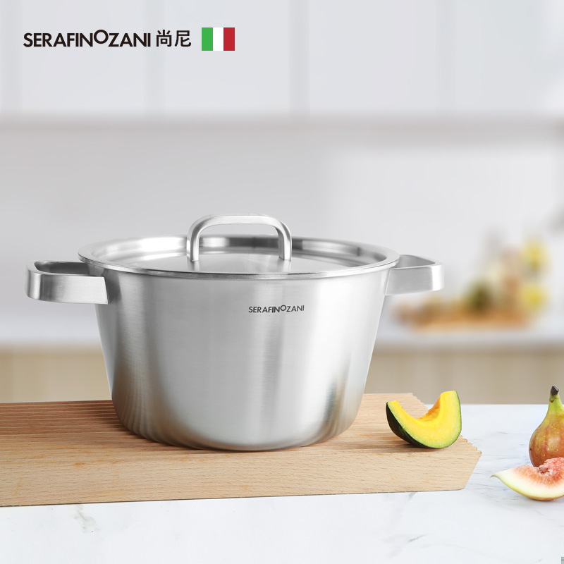 SERAFINOZANI 塞拉菲诺·尚尼神户汤锅家用锅煮锅不锈钢