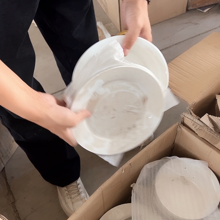 微瑕介意勿拍不退不换 8英寸平盘6只