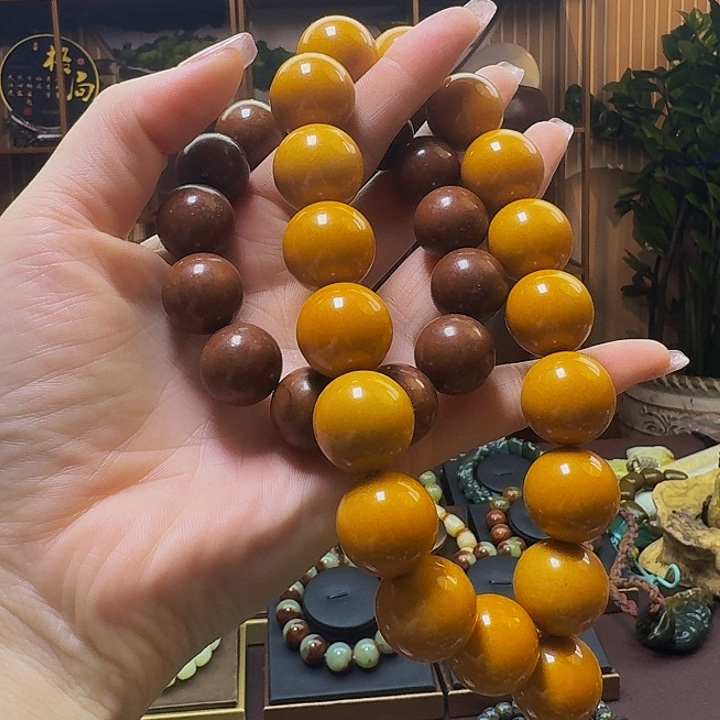 和田玉手串未镶嵌