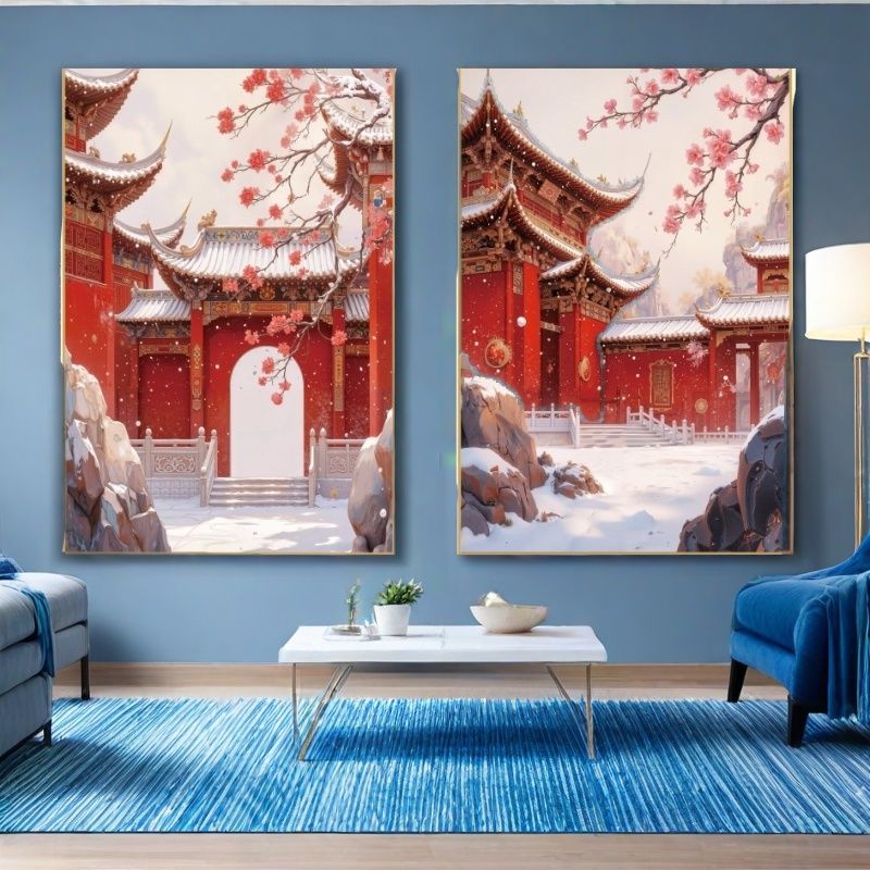 琼楼雪（定制款）大格60*80厘米 满绣十字绣