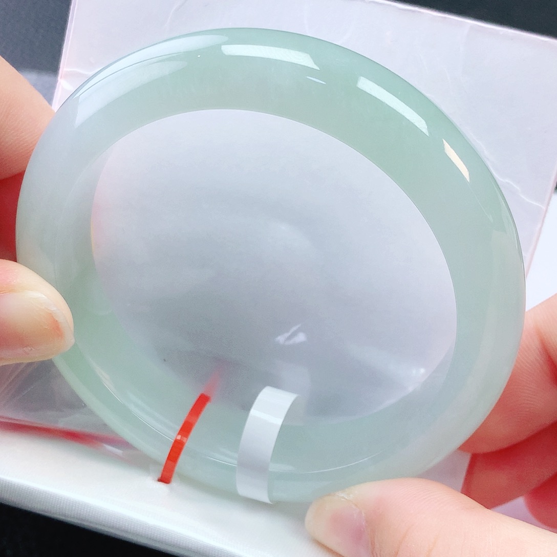 未镶嵌手镯翡翠58圈