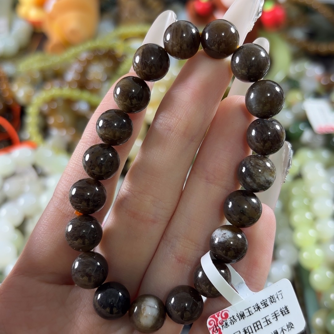 和田玉未镶嵌手链50