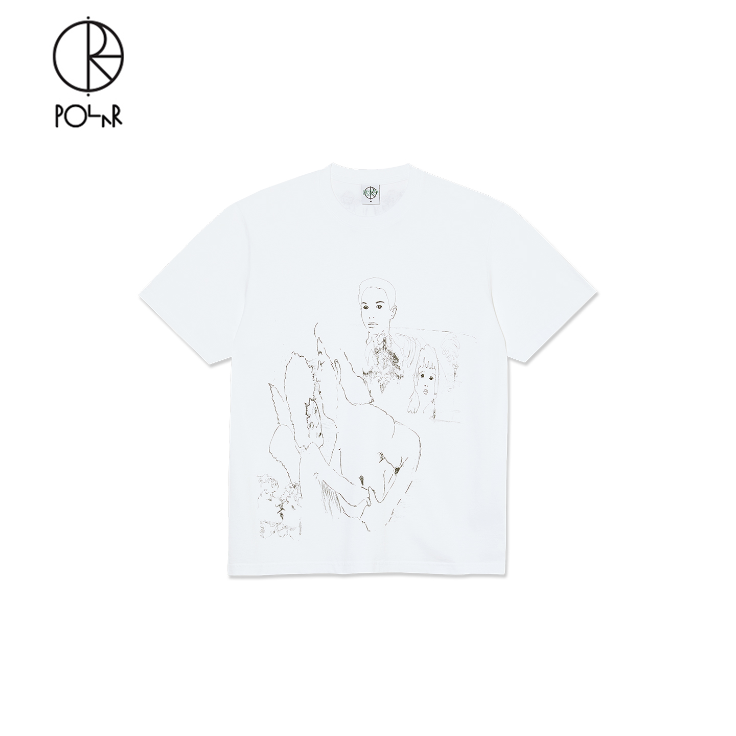 Polar Skate Co Reve Steve Tee 简约个性印花休闲情侣款短袖T恤
