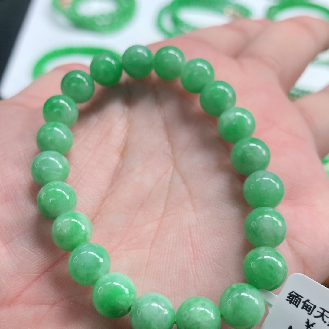 未镶嵌手链翡翠翡翠