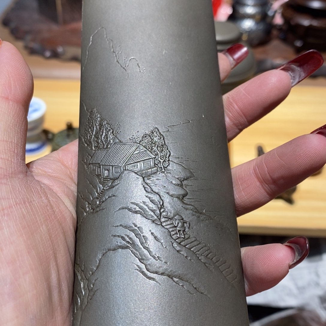 紫砂茶壶密胺手绘陶瓷