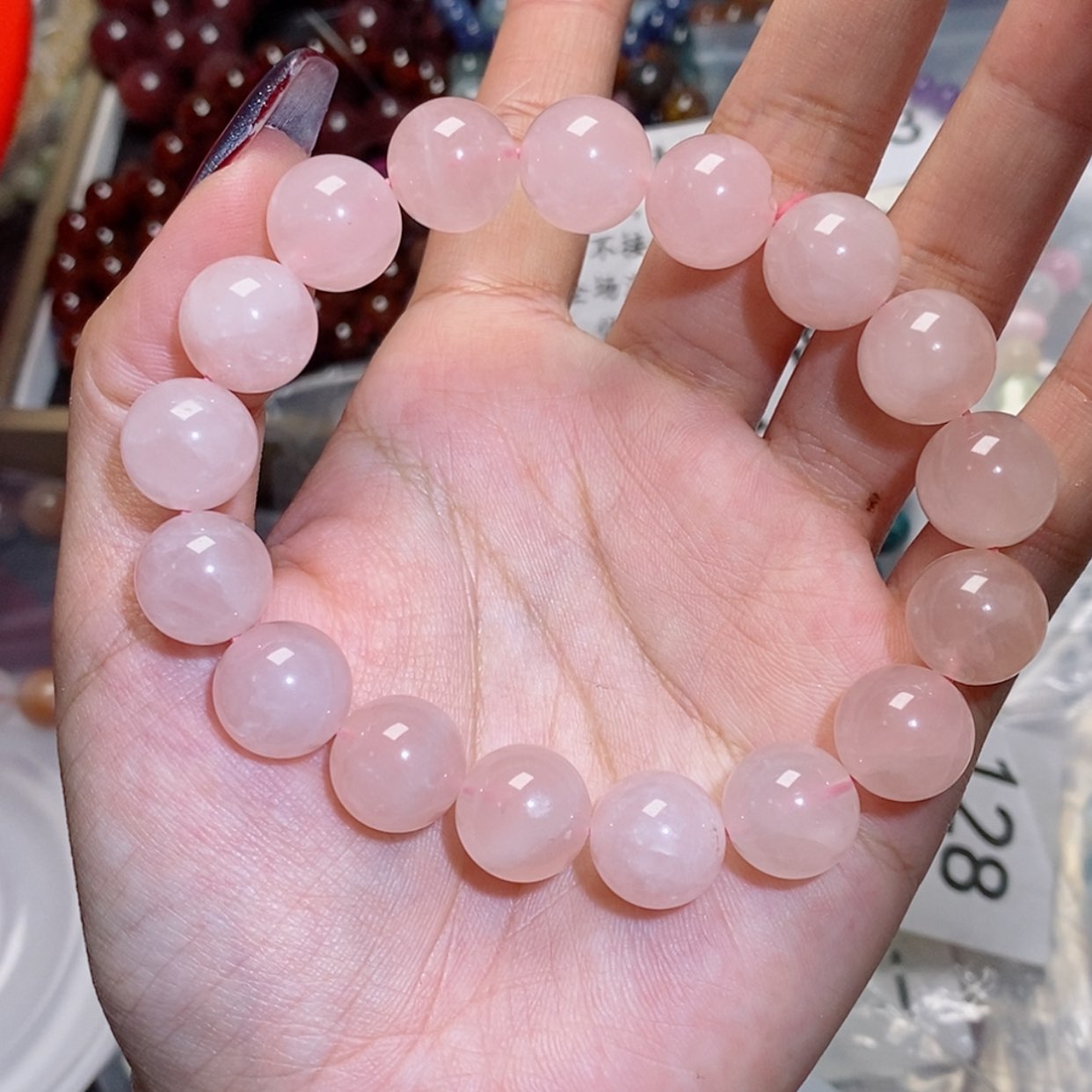 【闪购商品】水晶手串未镶嵌马粉227