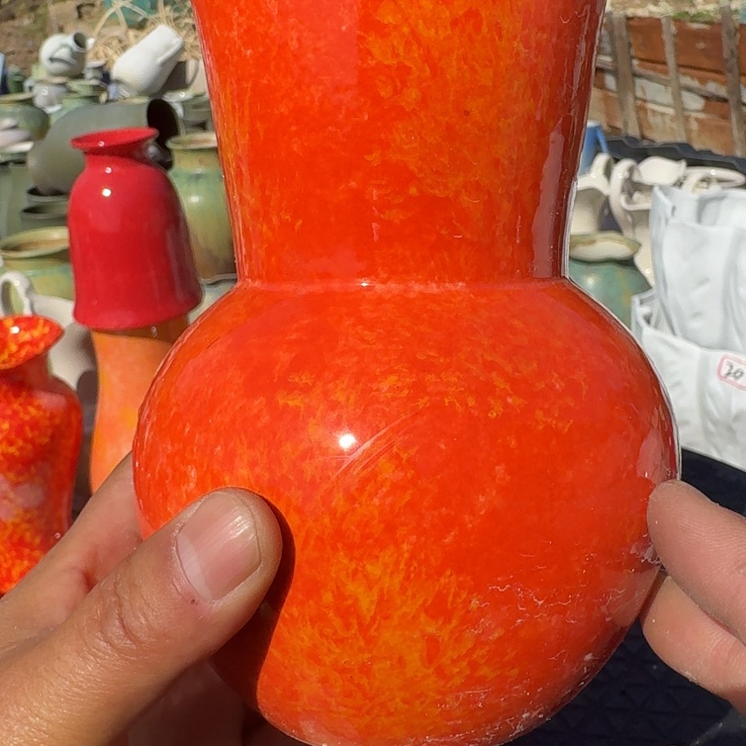 陶瓷微瑕景德镇手工花器