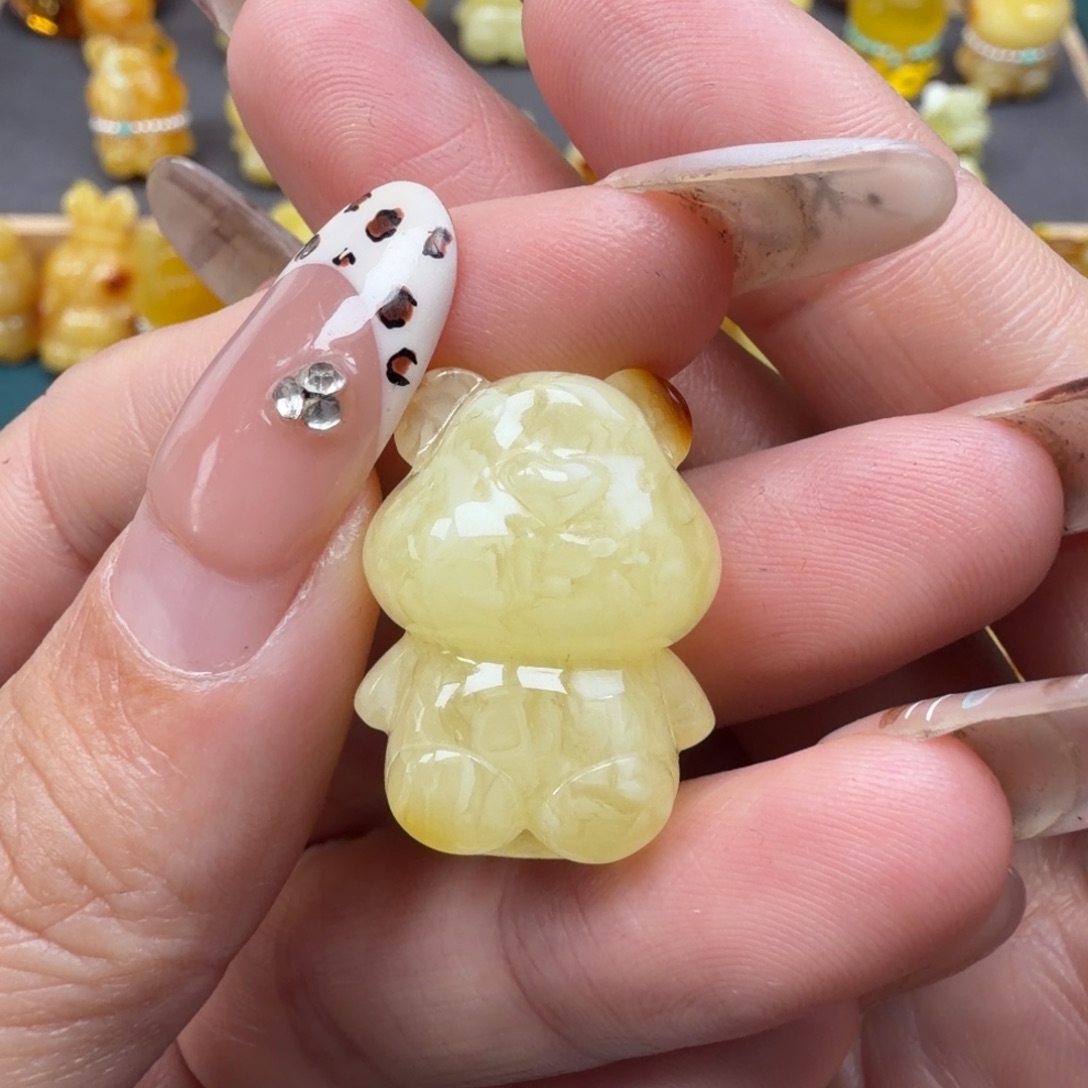 琥珀未镶嵌裸石蜜蜡