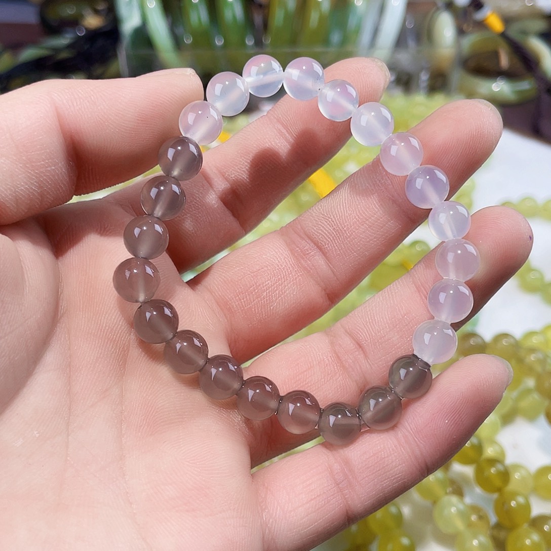 玛瑙/玉髓未镶嵌手链