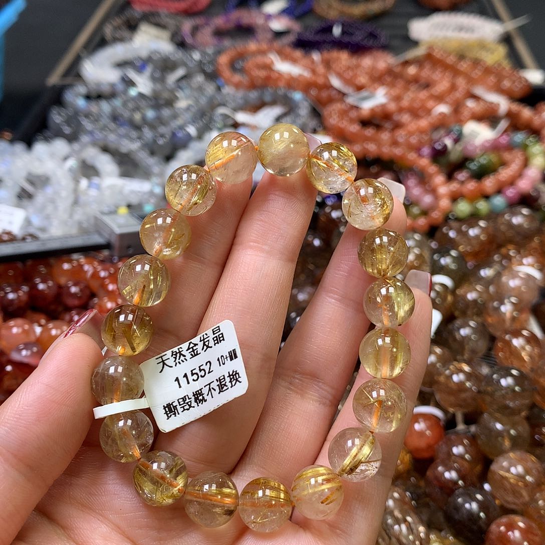 水晶手链未镶嵌，