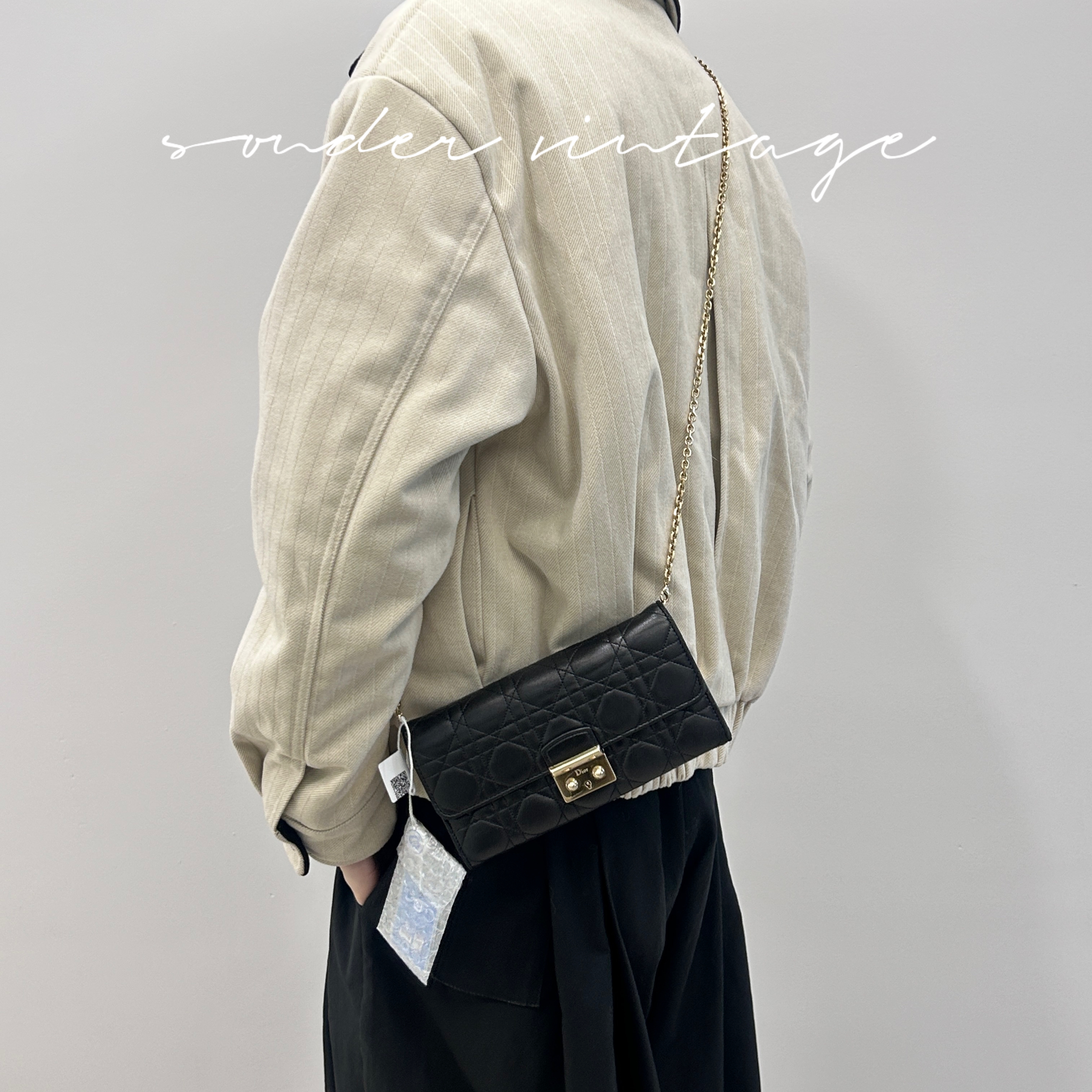 95新 DIOR/迪奥 Dior/迪奥黑色单肩包
