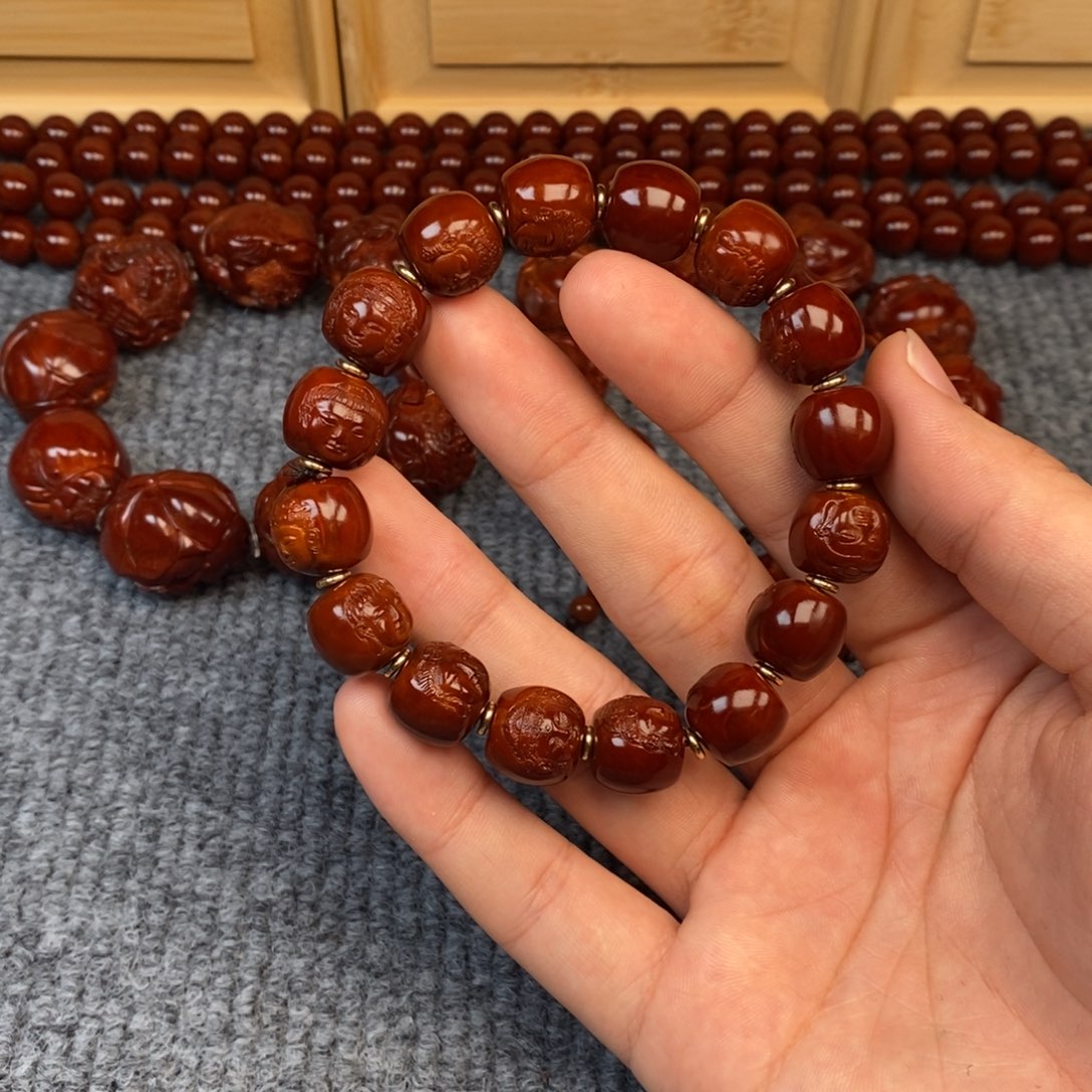 ༺***༻手串/手链橄榄核老型观音