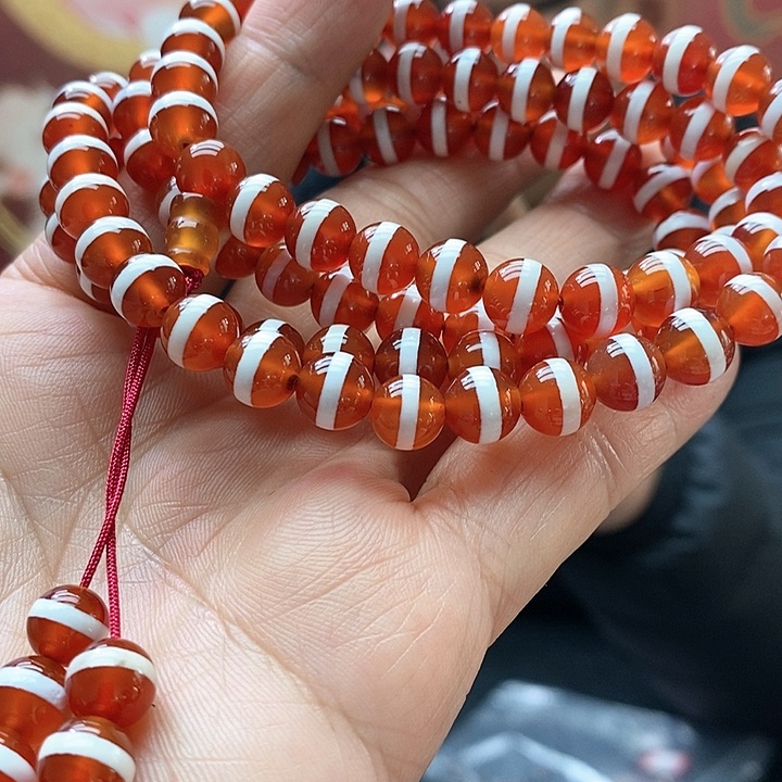 玛瑙/玉髓颈饰合金