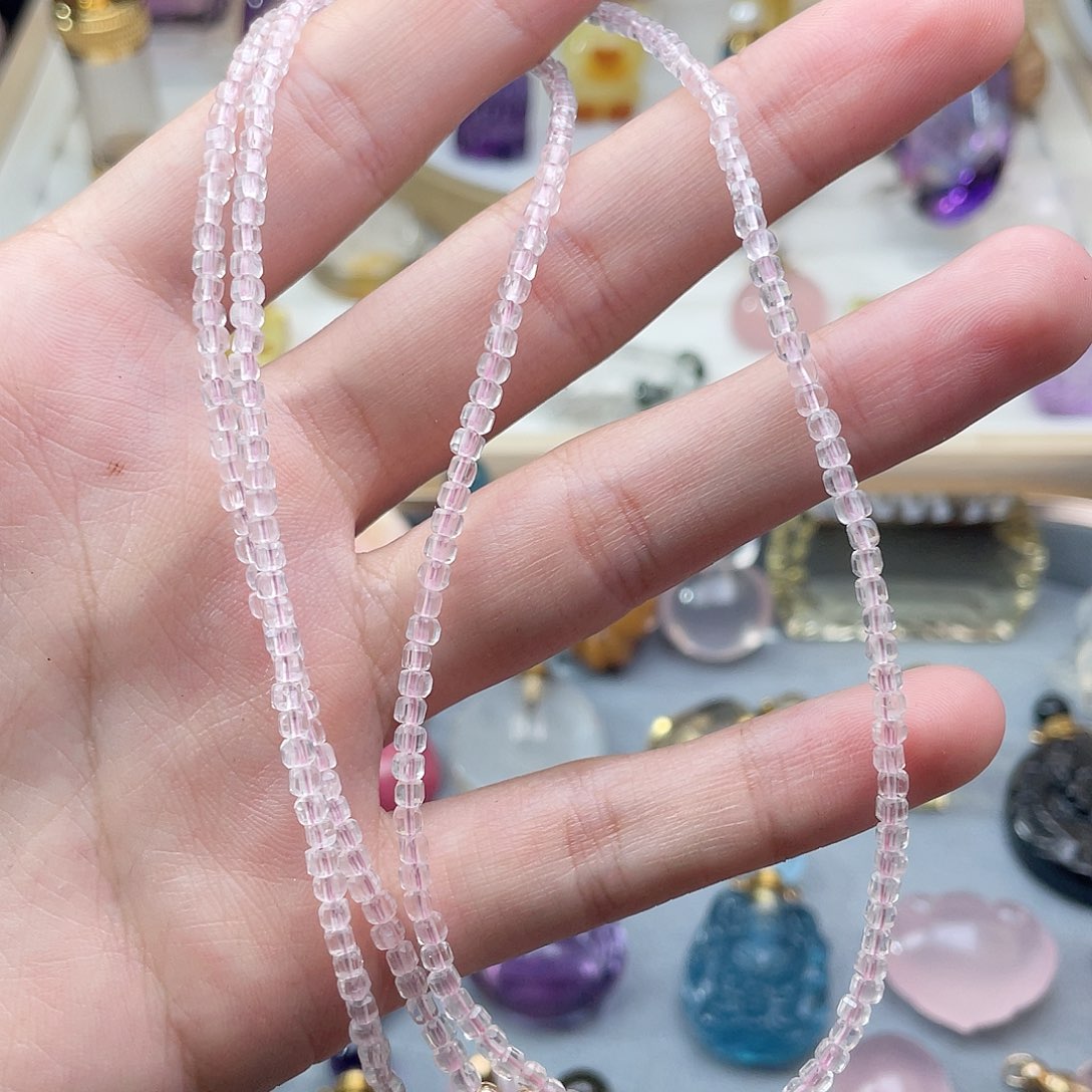 水晶颈饰未镶嵌天然水晶吊坠632