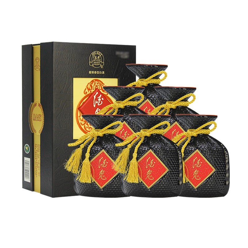 酒鬼酒黑金版 馥郁香型白酒 52度500ml*6瓶
