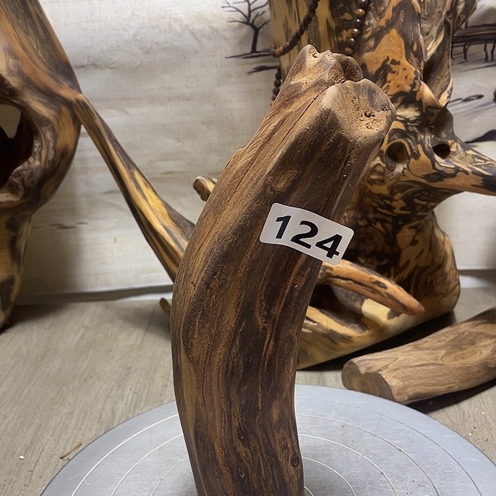 情***士木直播间木质摆件