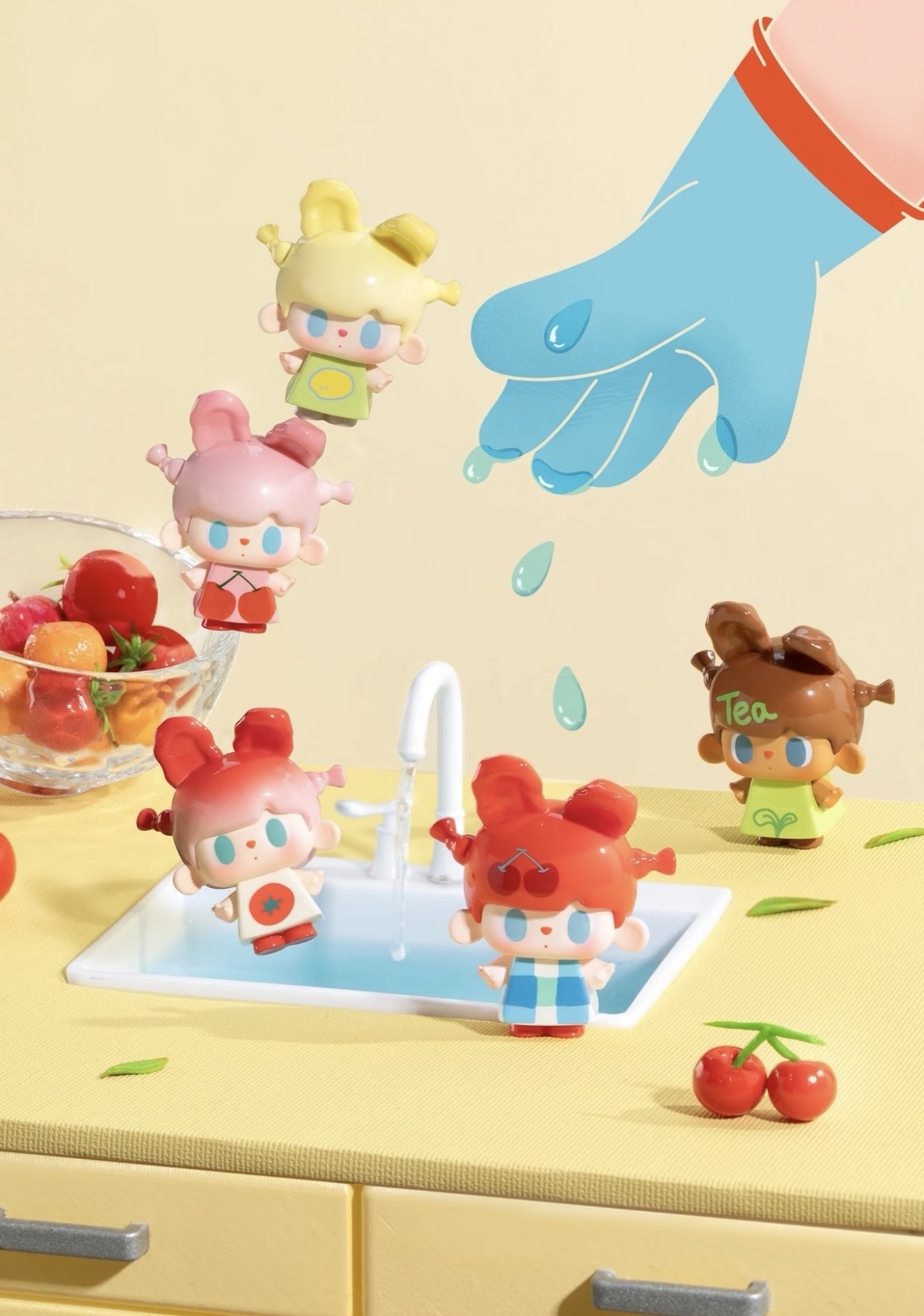 TUTU BEAR兔兔熊马蒂斯的夏天三代系列萌粒盲袋可爱公仔潮玩