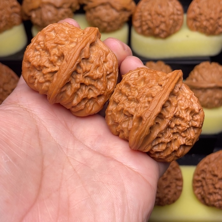 把件文玩核桃44白狮子