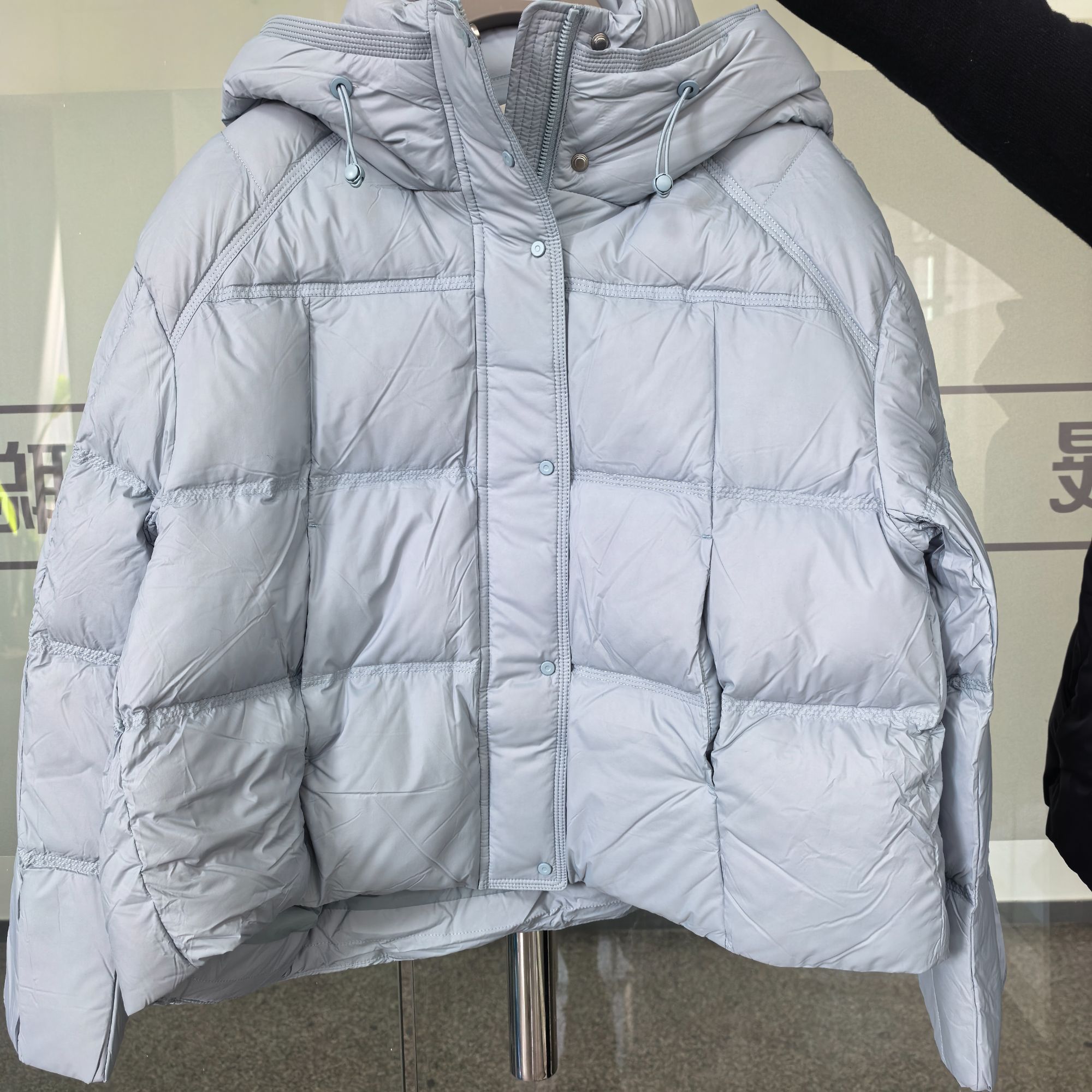 羽绒服短款长袖拉炼加绒加厚款女百搭女装女士女款