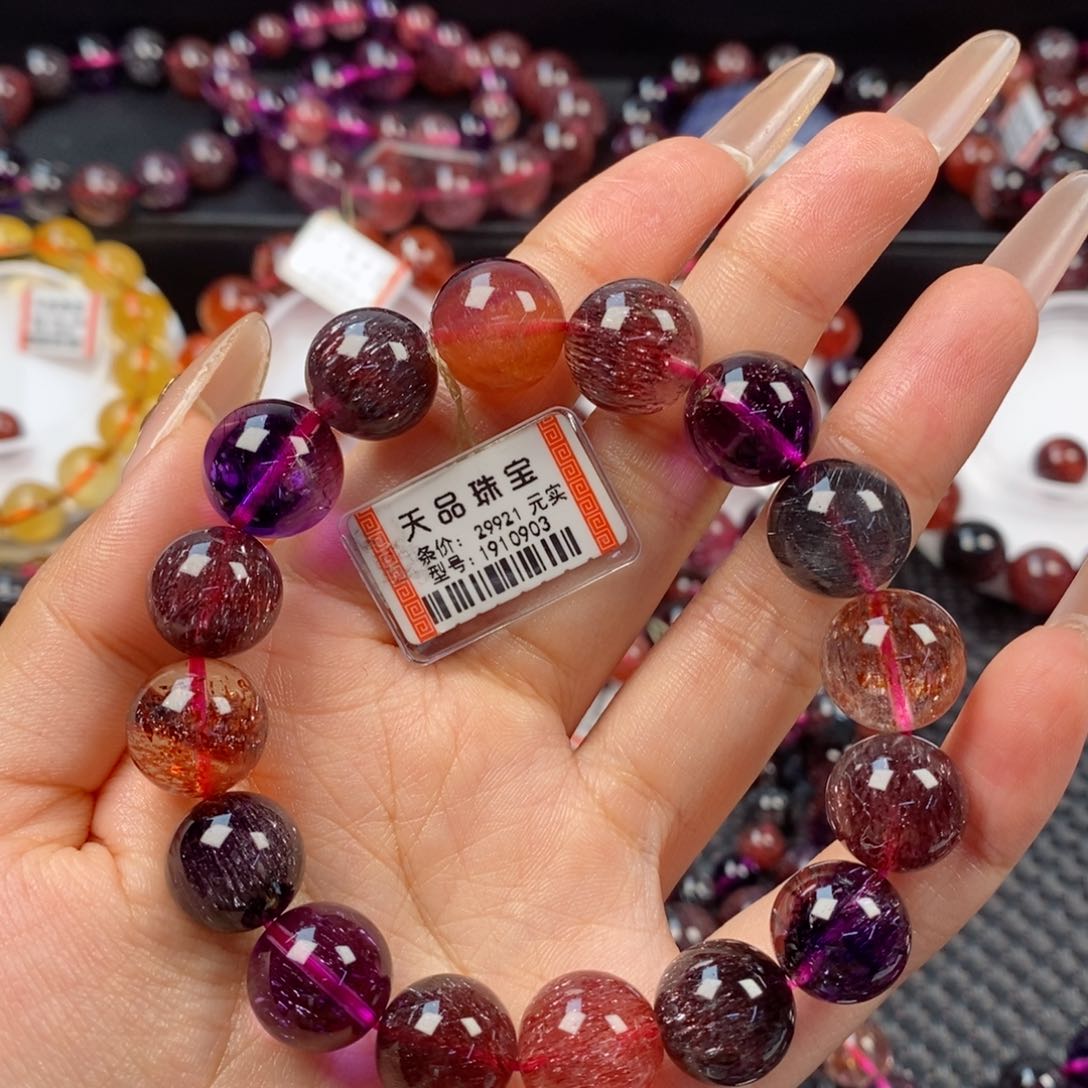 水晶手链未镶嵌木**米超七1910903