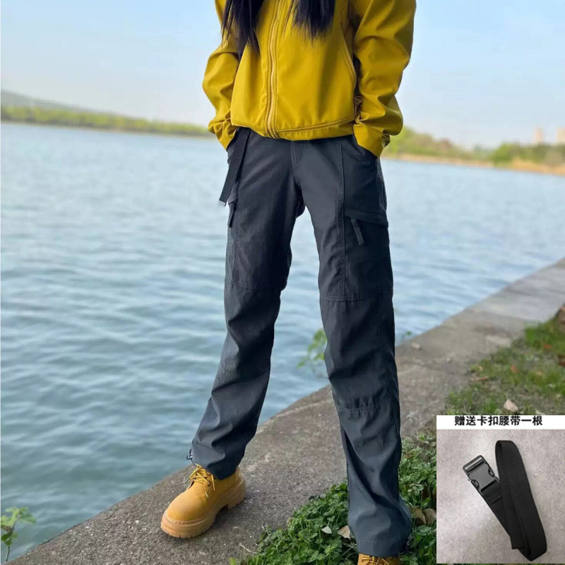 徒爱/TUA登山裤束脚可调徒步休闲工装裤男女闲商务训练健身长裤