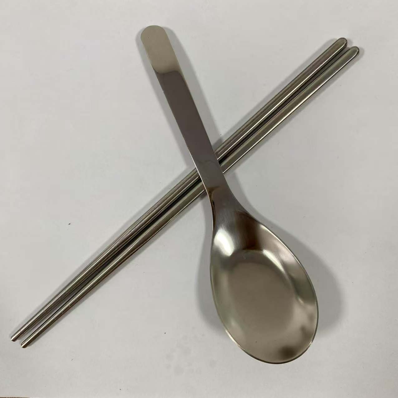 不锈钢筷子勺子家用餐具套装耐用便携户外旅行