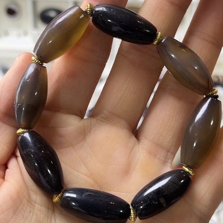 玛瑙/玉髓未镶嵌手链