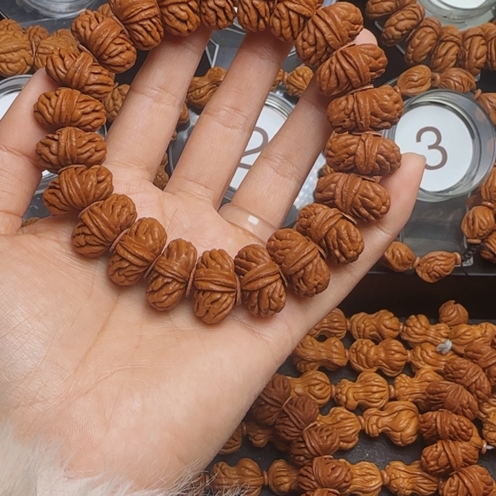 佛***爷手串桃核龙纹桃核