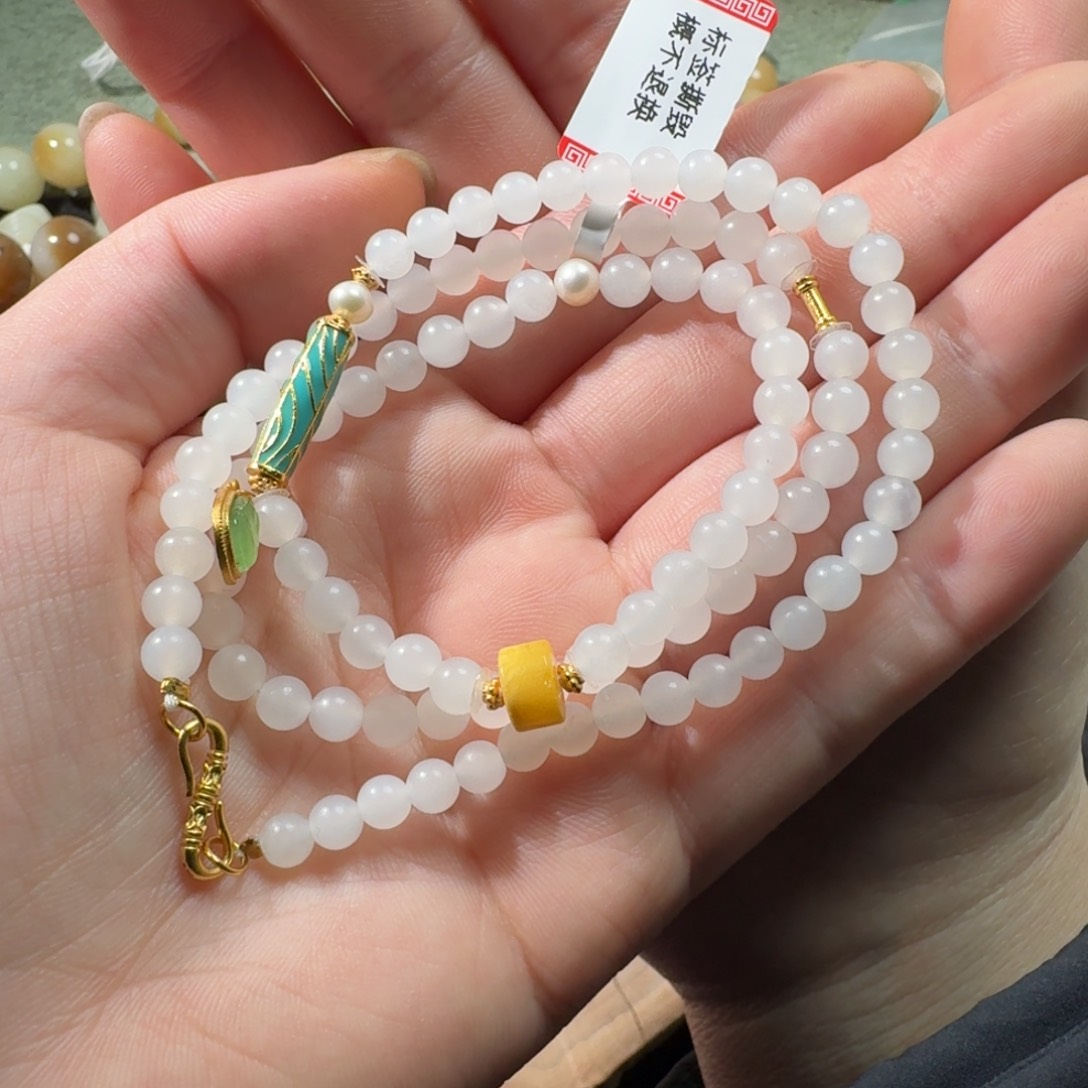 和田玉手串未镶嵌