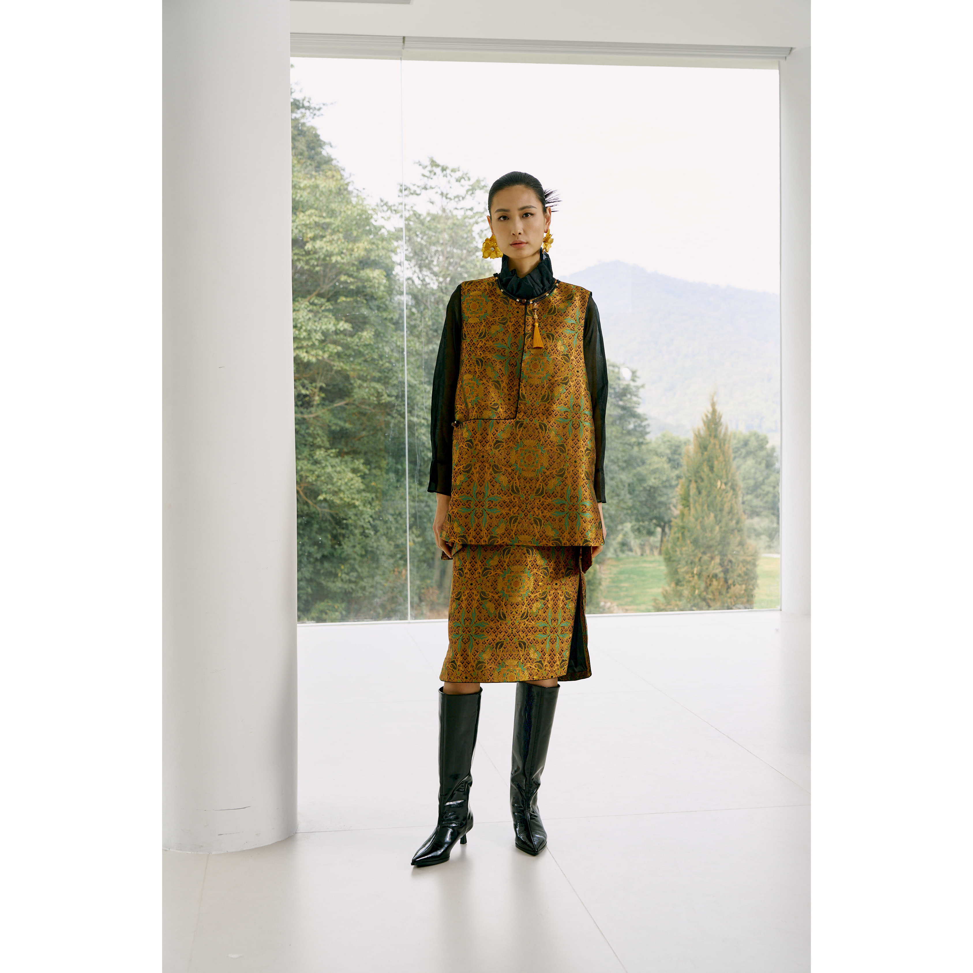 朱总原创设计L24M-3C145国风阔版马甲