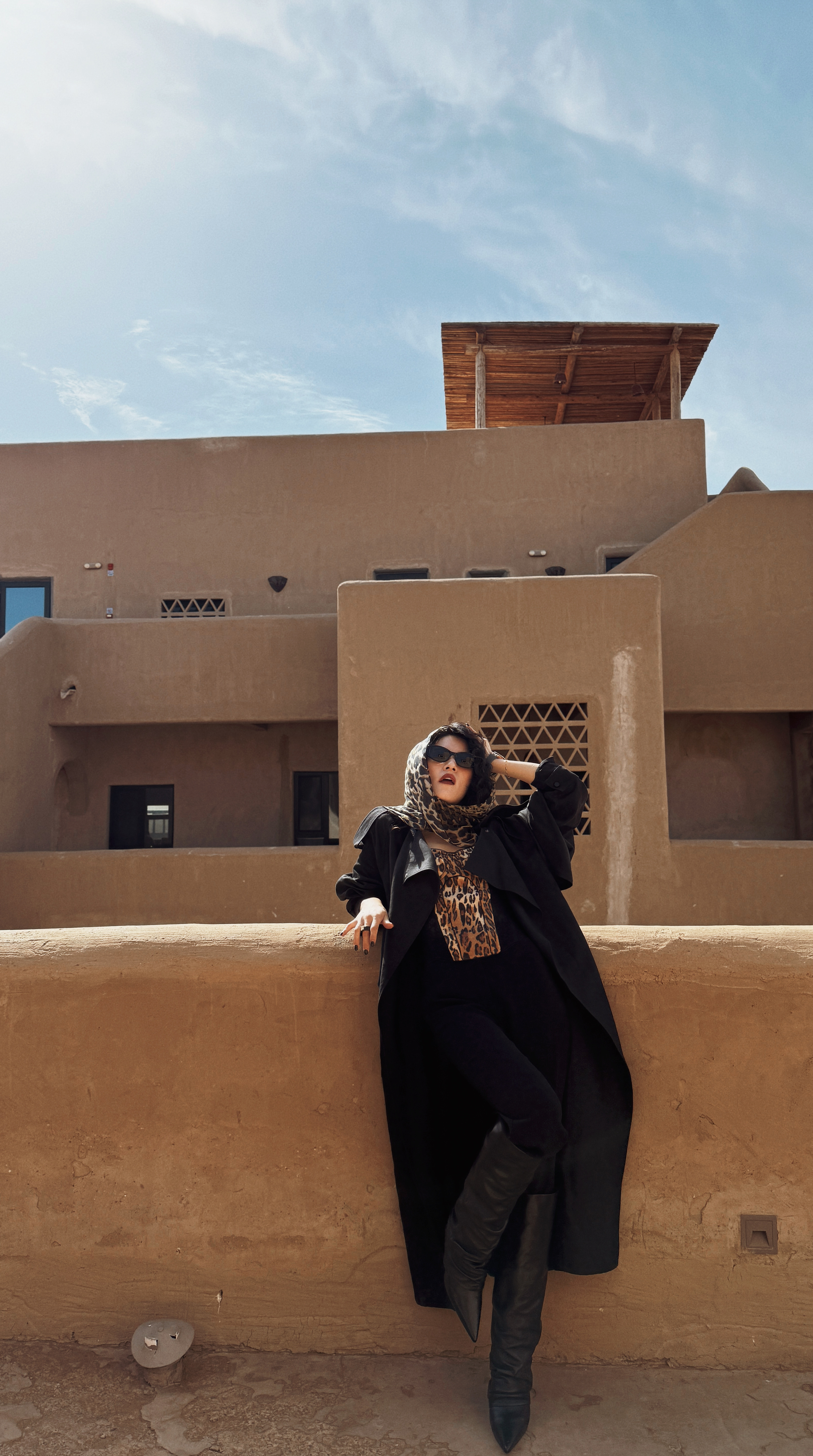 MIRROR 【涛姐精选】  经典永恒黑色气场女王肩章风衣