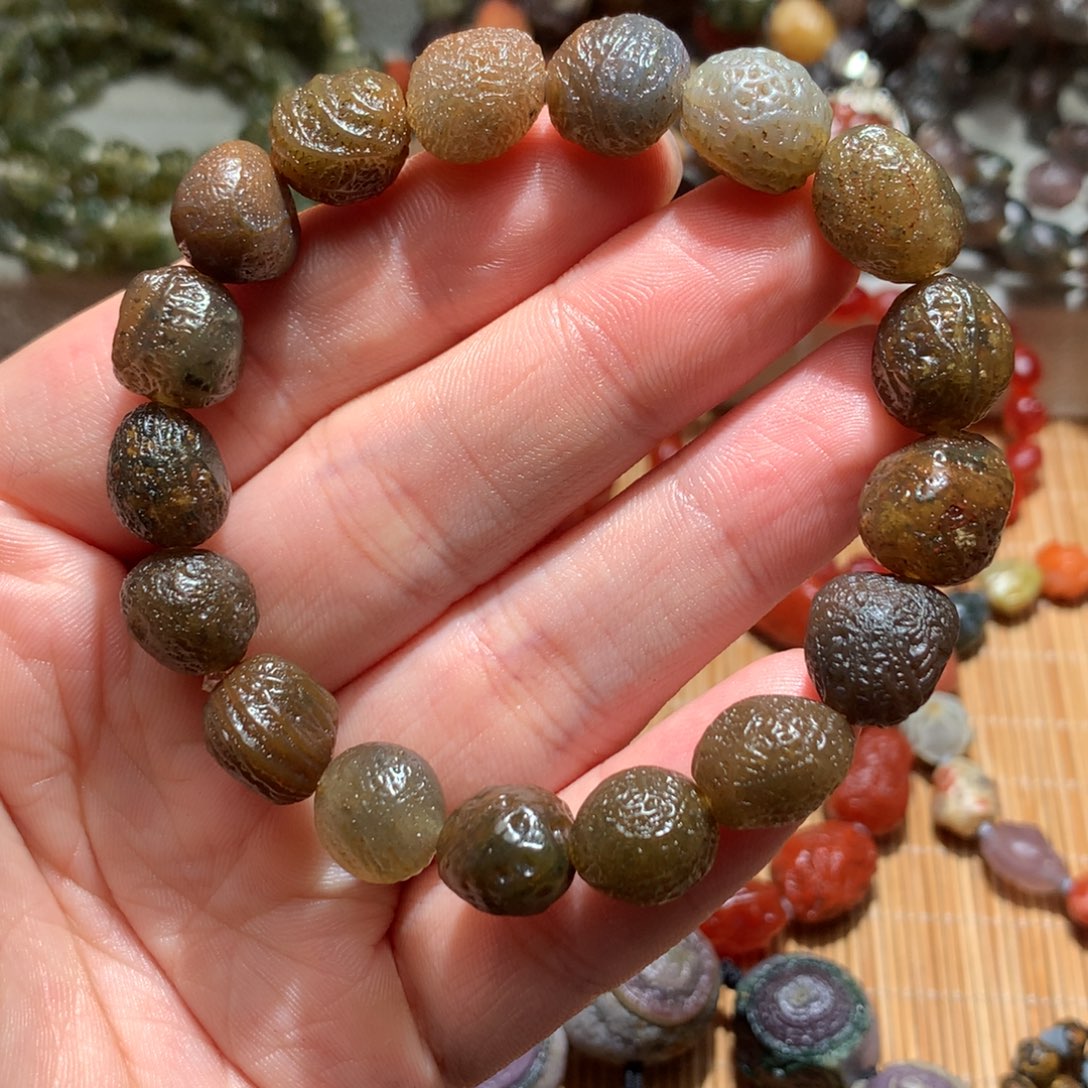 玛瑙/玉髓未镶嵌车挂