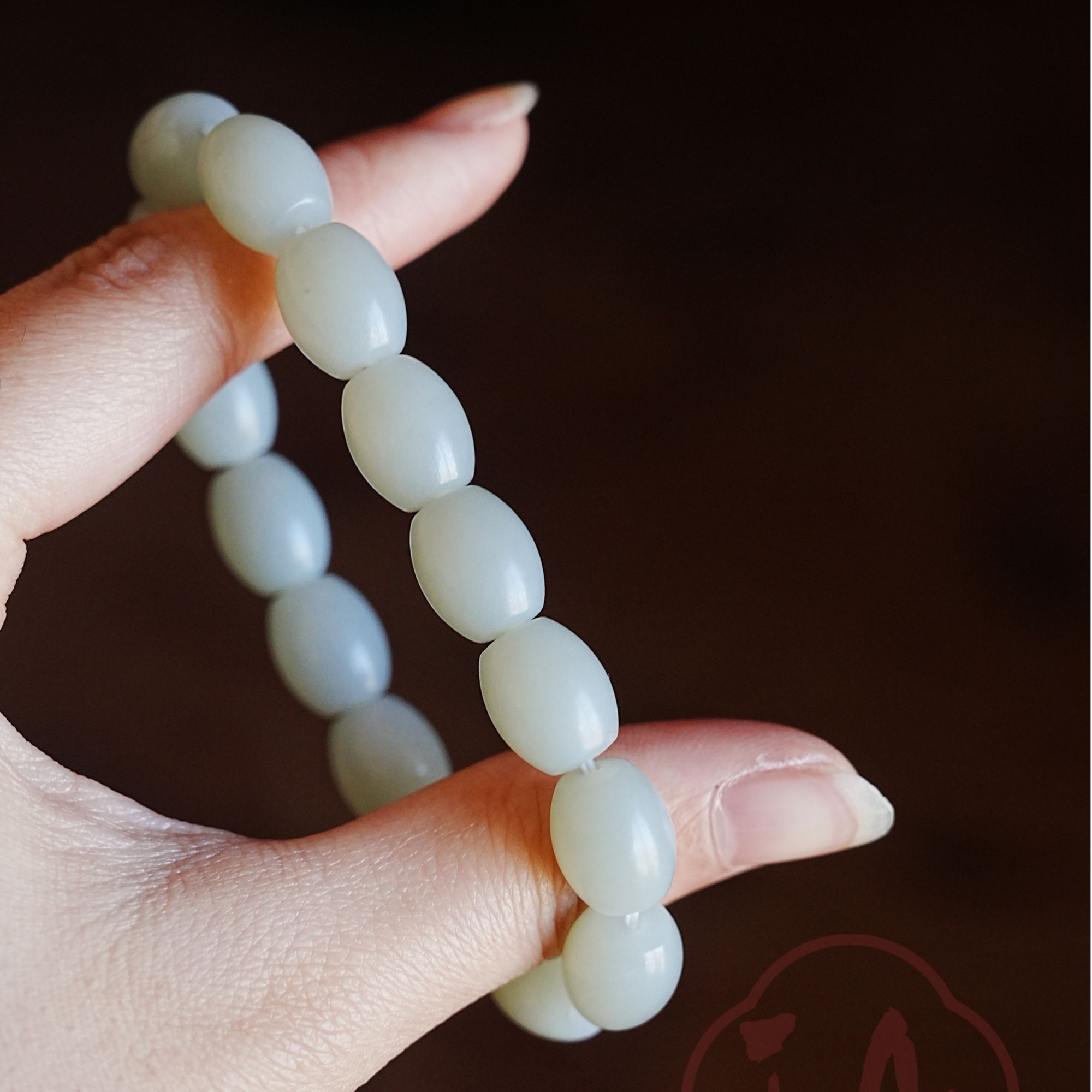 W25122703丨兰亭序·青石A·和田玉手串   多样性发其一