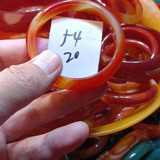 玛瑙/玉髓未镶嵌手镯