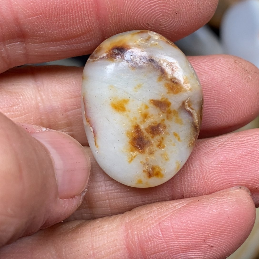 和田玉挂件银S925镀金镶嵌