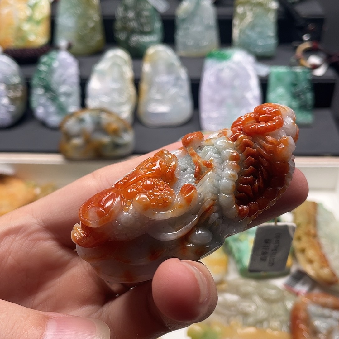 翡翠未镶嵌挂件腾冲