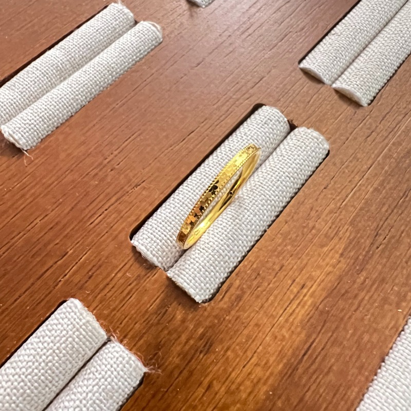 克重0.54 14号 龙鳞戒指 足金999