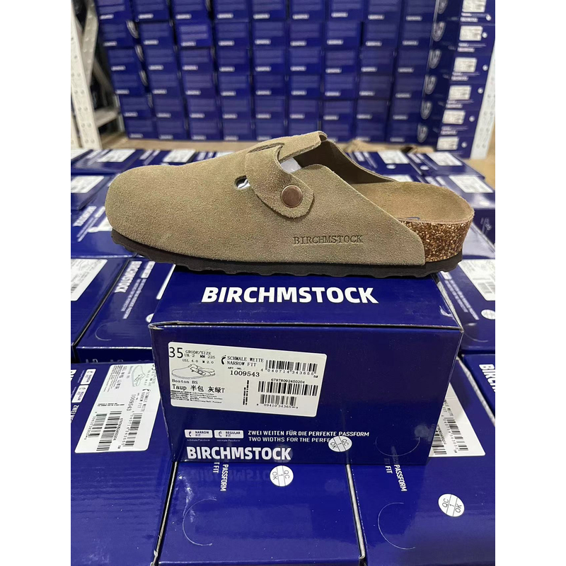 断码牛皮桑坡勃肯拖鞋【清库存价格香】软木底桑坡发货真软木