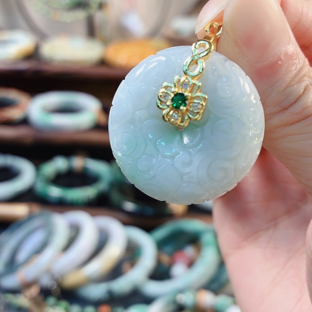 翡翠未镶嵌手链手串