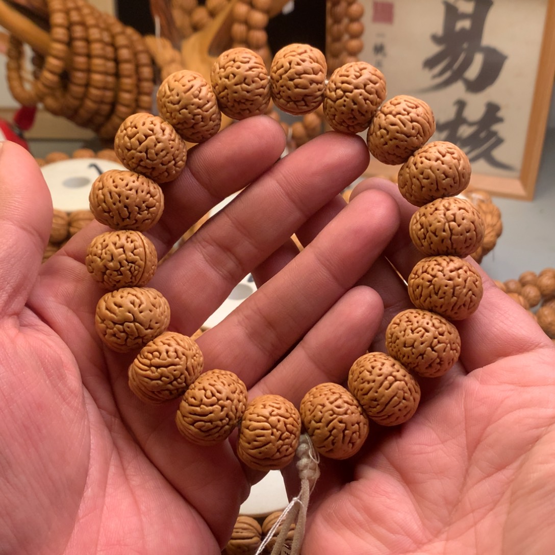 手串桃核【老树磨盘】2.2桃核手持
