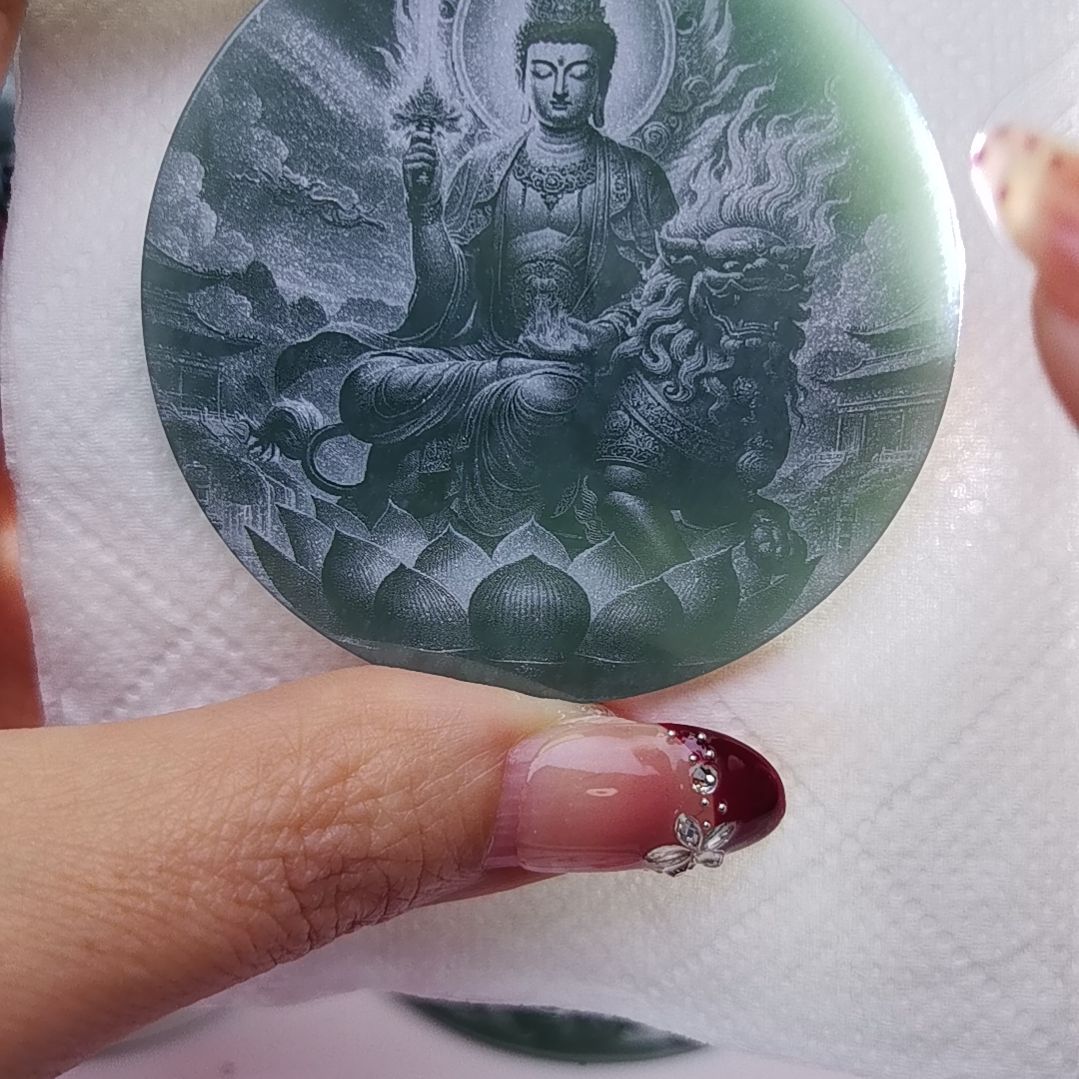 翡翠颈饰未镶嵌天然的A货翡翠多样性发货