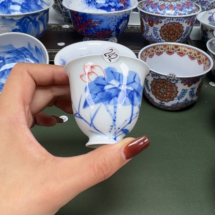 沙沙手工手绘茶具242